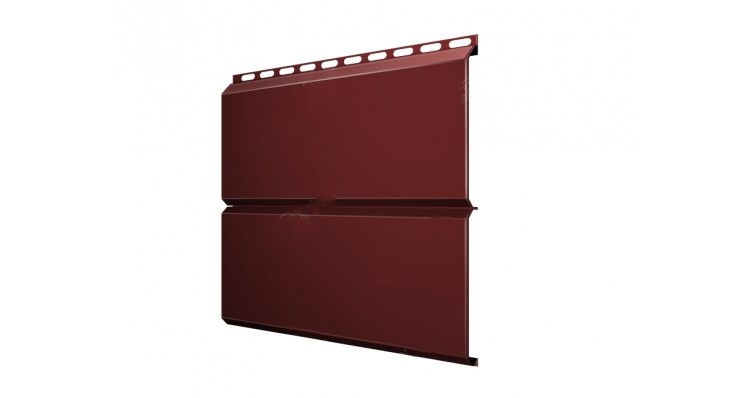 Металлосайдинг “ЕВРОБРУС” глянец RAL 3009 оксид красный