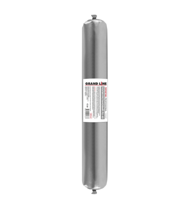 Герметик Grand Line Professional полиуретановый PU-40 серый 600мл (туба)